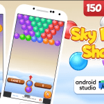 سورس کد بازی Sky Bubble Shooter با AdMob